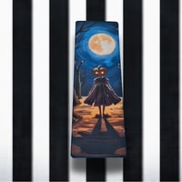 Image 1 of Bookmarks Halloween 2025 Girls - Pumpkin headed girl