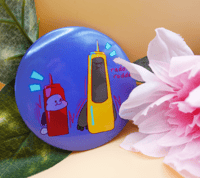 Image 1 of Mustard and Ketchup Button