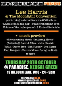 Image of Lee Harris & The Moonlight Convention - LIve @ The Paradise - TICKETS