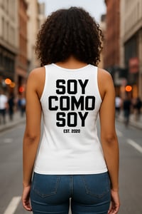 Image 2 of Ladies White SCS Tank Top