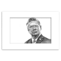 Image 2 of John Kasich | 4x6 | Original Graphite Drawing