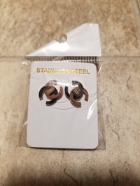 Image 2 of Chanel Earrings Rose Gold