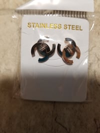 Image 3 of Chanel Earrings Rose Gold