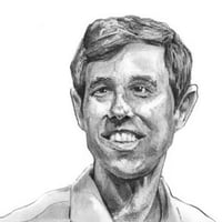 Image 1 of Beto O’Rourke | 4x6 | Original Graphite Drawing