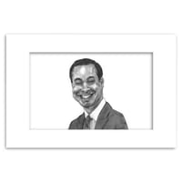 Image 2 of Julian Castro | 4x6 | Original Graphite Drawing
