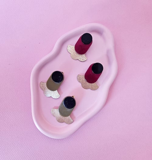 Image of Pendientes IZADI - Verde caqui