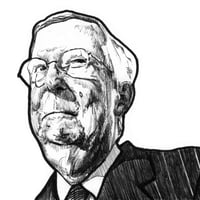 Image 1 of Mitch McConnell | 4x6 | Original Pen & Ink Drawing