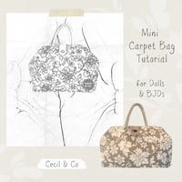 Image 1 of Doll Carpet Bag Purse Tutorial
