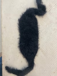 Image 2 of Fall AW 25 hand knitted head piece Fluff in black