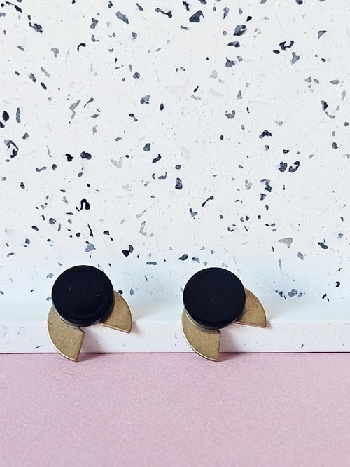 Image of Pendientes GADEA - Negro