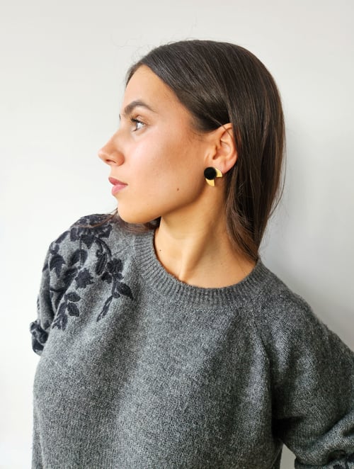 Image of Pendientes GADEA - Negro