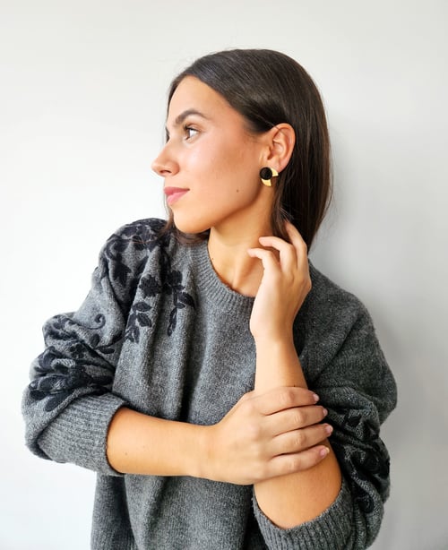 Image of Pendientes GADEA - Negro