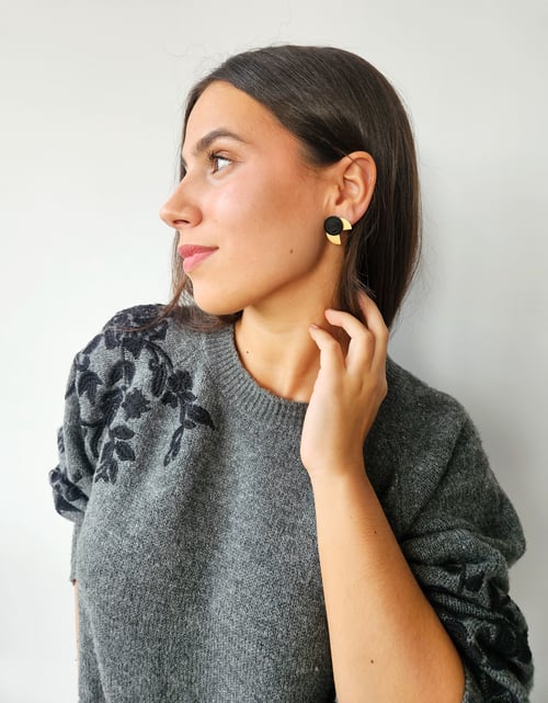 Image of Pendientes GADEA - Negro