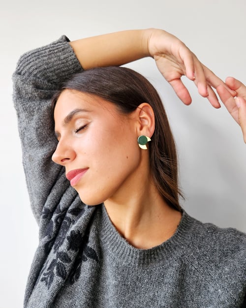 Image of Pendientes GADEA - Verde