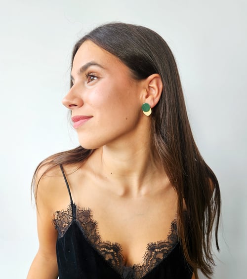 Image of Pendientes ERIKA - Verde