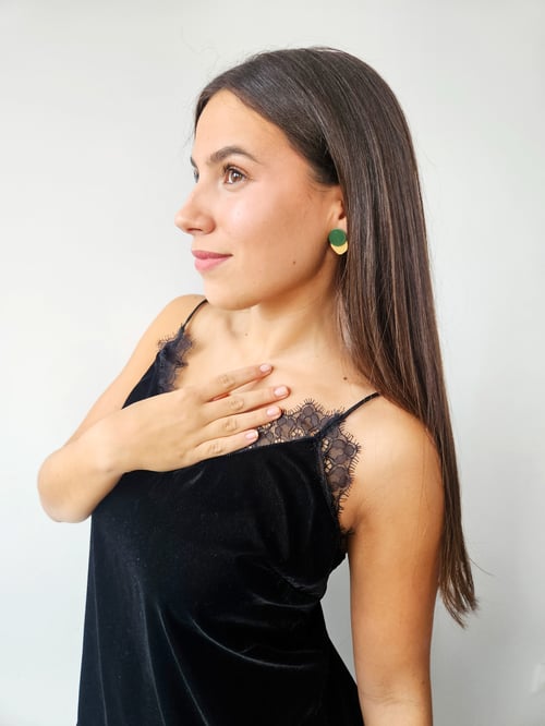 Image of Pendientes ERIKA - Verde
