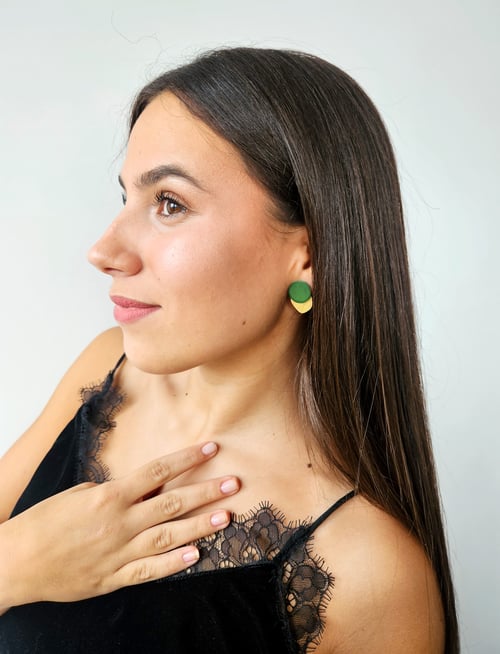 Image of Pendientes ERIKA - Verde
