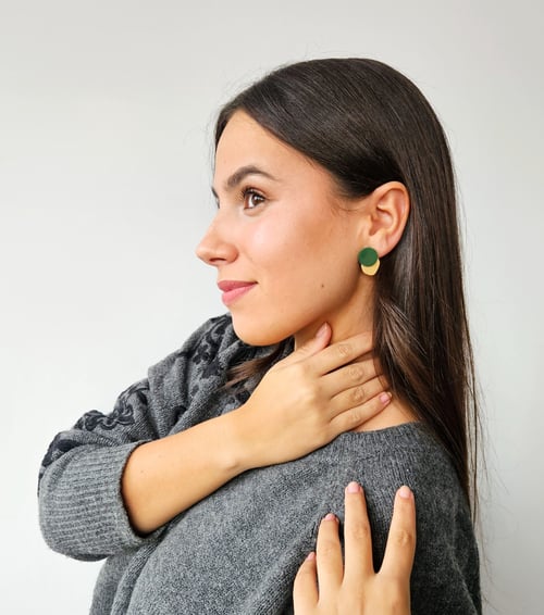 Image of Pendientes ERIKA - Verde