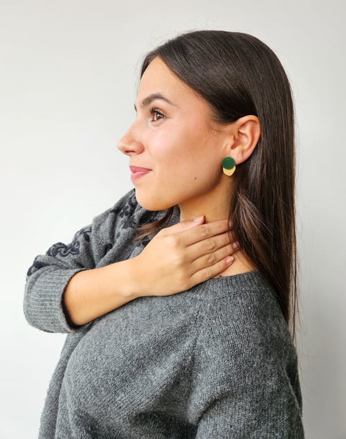 Image of Pendientes ERIKA - Verde