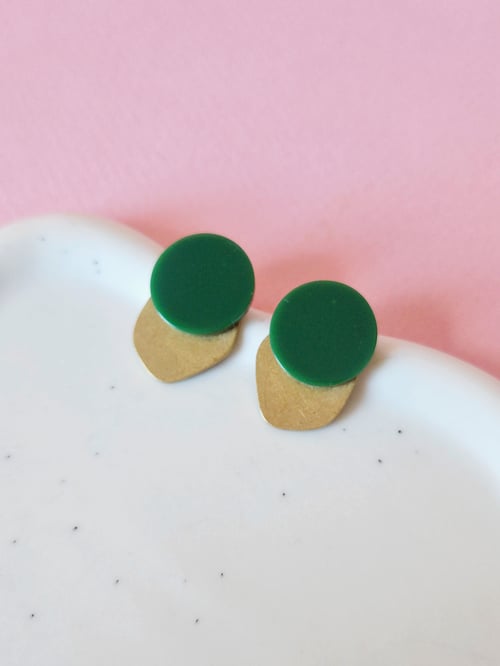 Image of Pendientes ERIKA - Verde