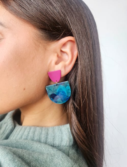 Image of Pendientes INDIA - Semioval