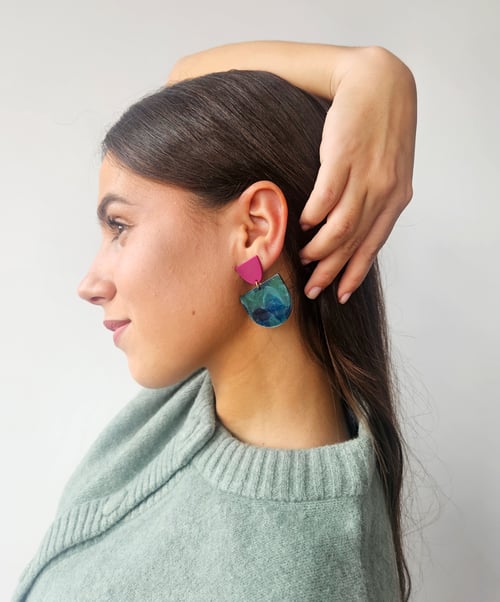 Image of Pendientes INDIA - Semioval