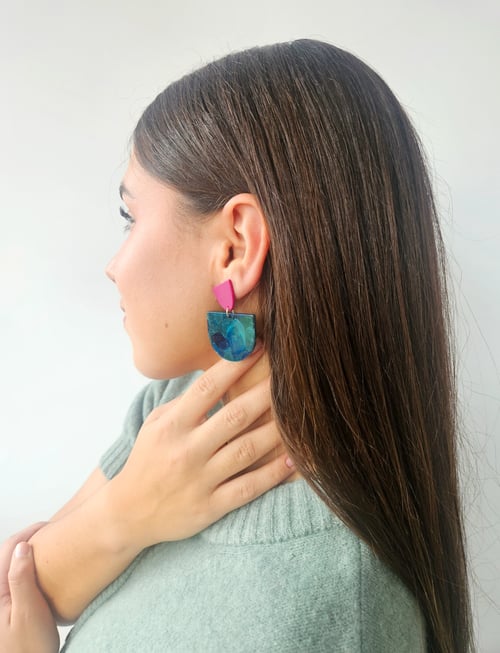 Image of Pendientes INDIA - Semioval
