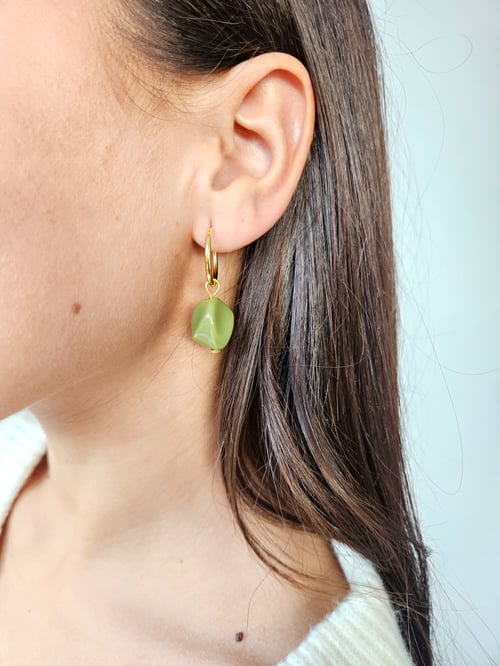 Image of Pendientes GALA - Verde caqui