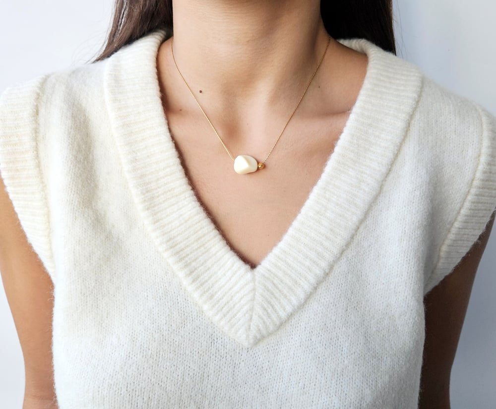 Image of Colgante GALA- Blanco crema