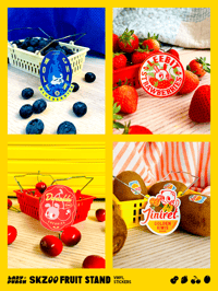 Image 3 of 【XS】SKZOO — FRUIT STAND (STICKERS)