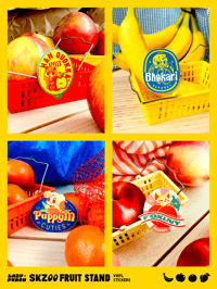 Image 4 of 【XS】SKZOO — FRUIT STAND (STICKERS)