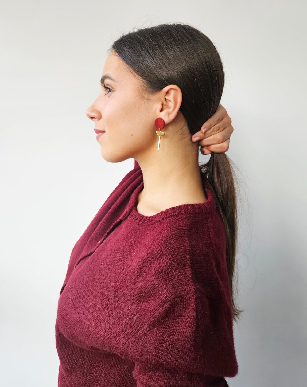 Image of Pendientes UMA - Granate