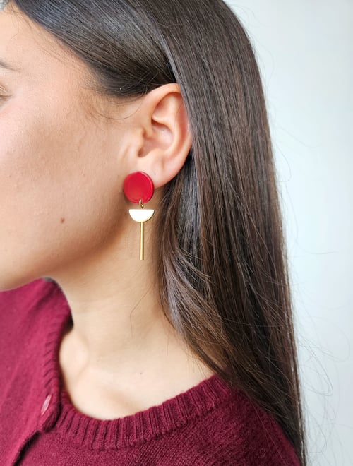 Image of Pendientes UMA - Granate