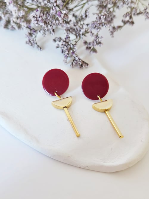 Image of Pendientes UMA - Granate