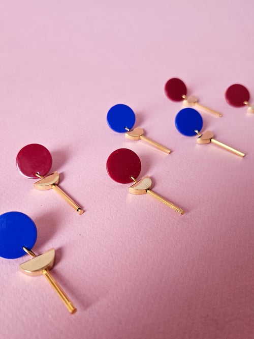 Image of Pendientes UMA - Azul