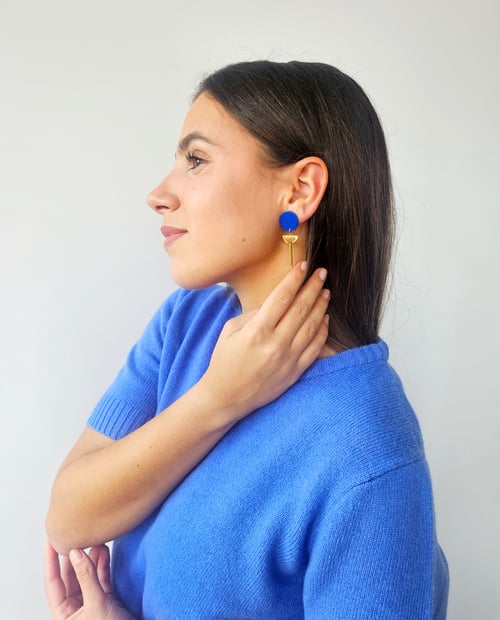 Image of Pendientes UMA - Azul
