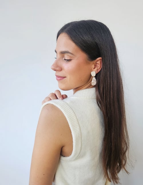 Image of Pendientes VAINILLA