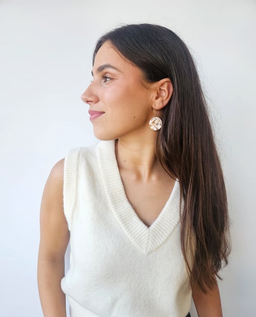 Image of Pendientes CREAM