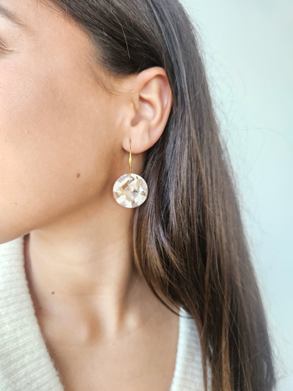Image of Pendientes CREAM