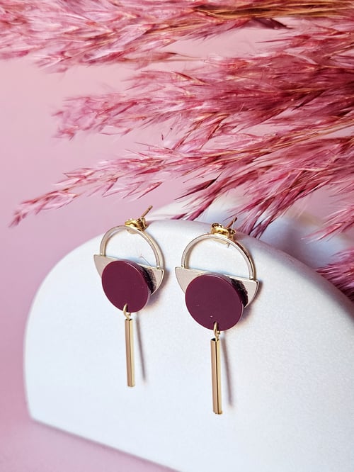 Image of Pendientes KALA - Granate