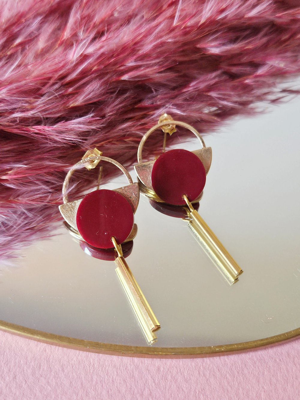 Image of Pendientes KALA - Granate