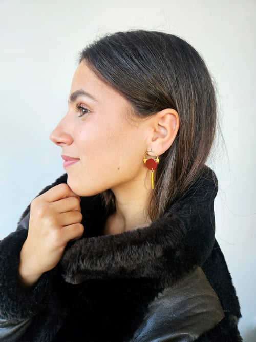 Image of Pendientes KALA - Granate