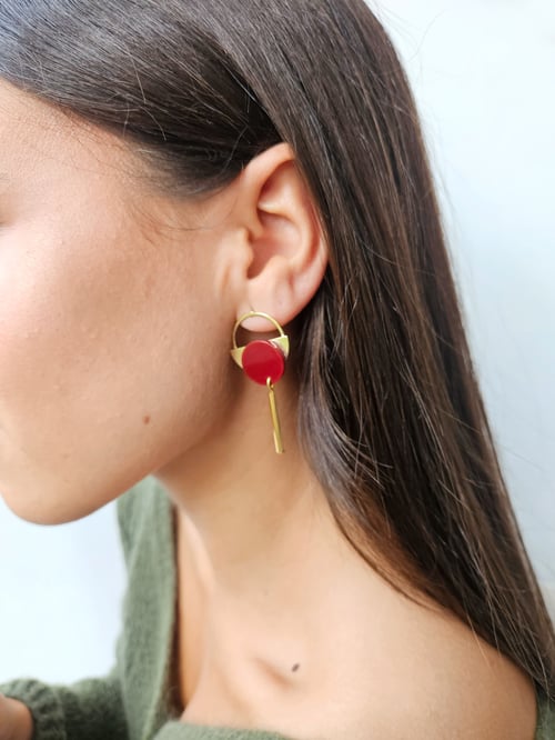 Image of Pendientes KALA - Granate