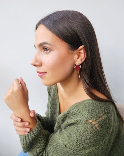 Image of Pendientes KALA - Granate