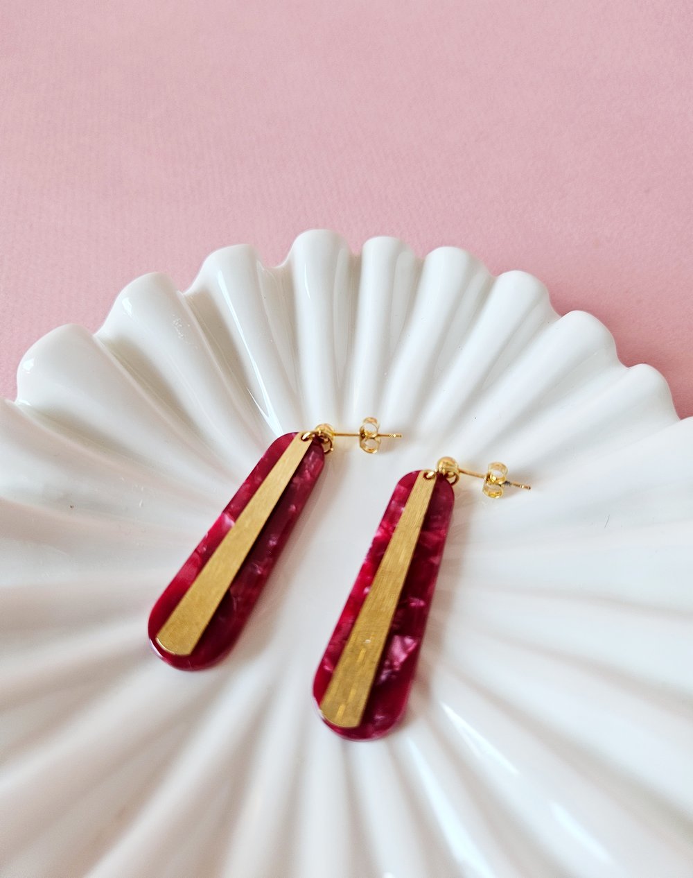 Image of Pendientes VELVET - Rojo
