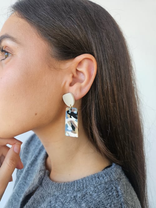 Image of Pendientes AFRIKA- Rectangular