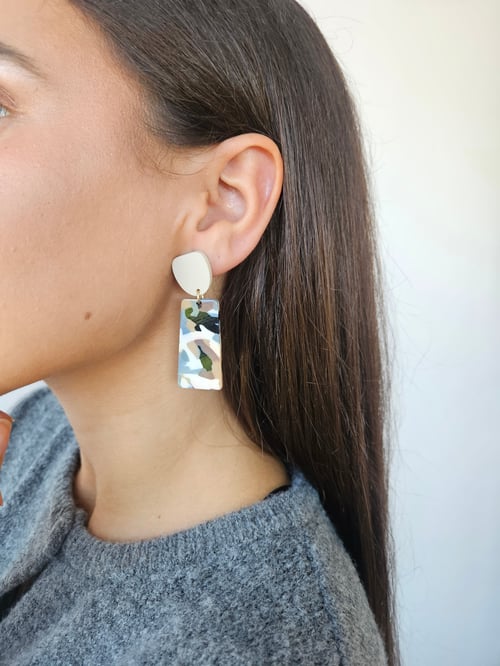 Image of Pendientes AFRIKA- Rectangular
