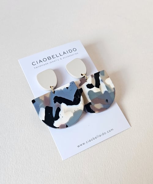 Image of Pendientes AFRIKA- Semi Oval