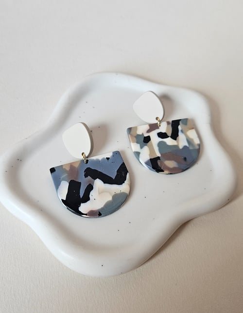 Image of Pendientes AFRIKA- Semi Oval