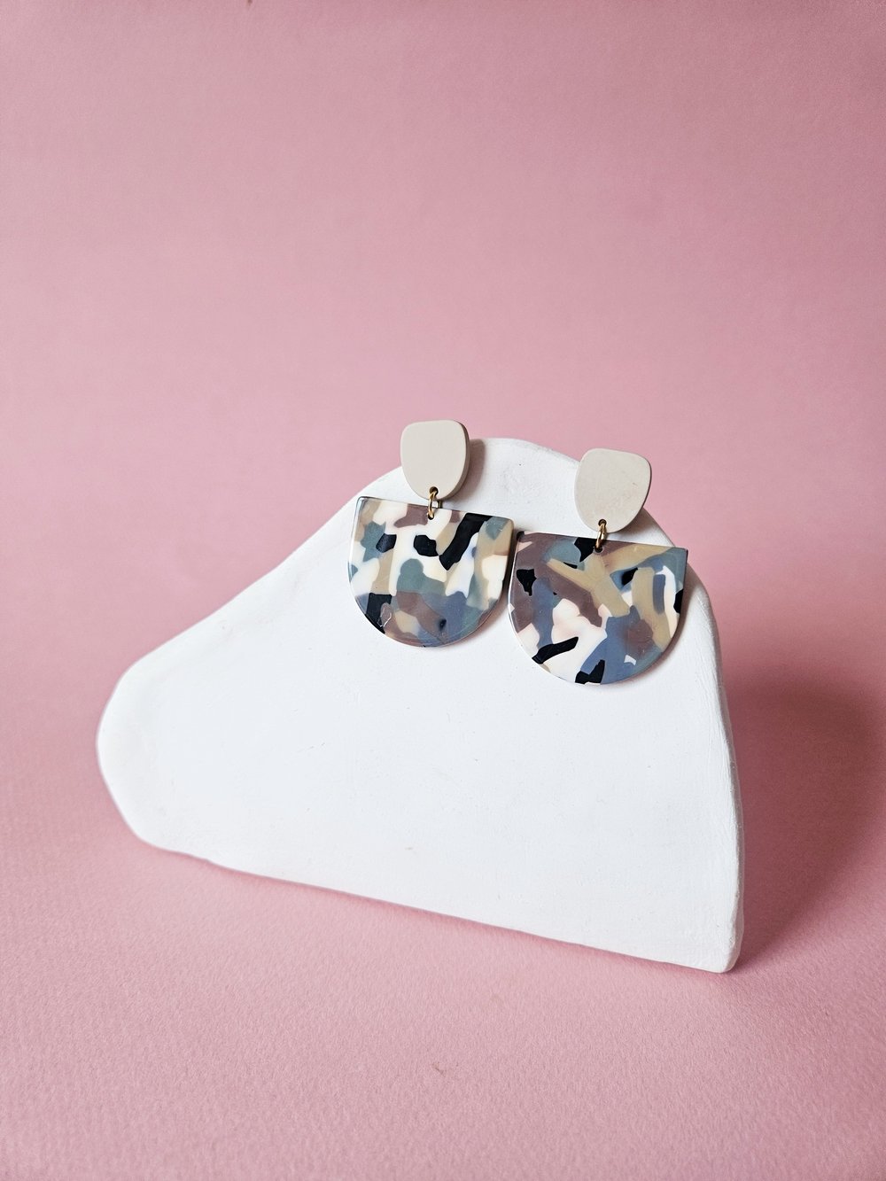 Image of Pendientes AFRIKA- Semi Oval